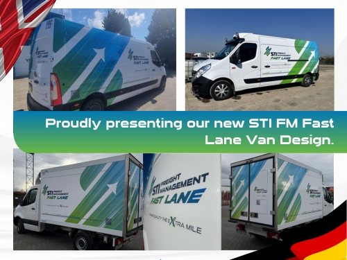 Introducing the New STI Freight Management Fast Lane Van Branding