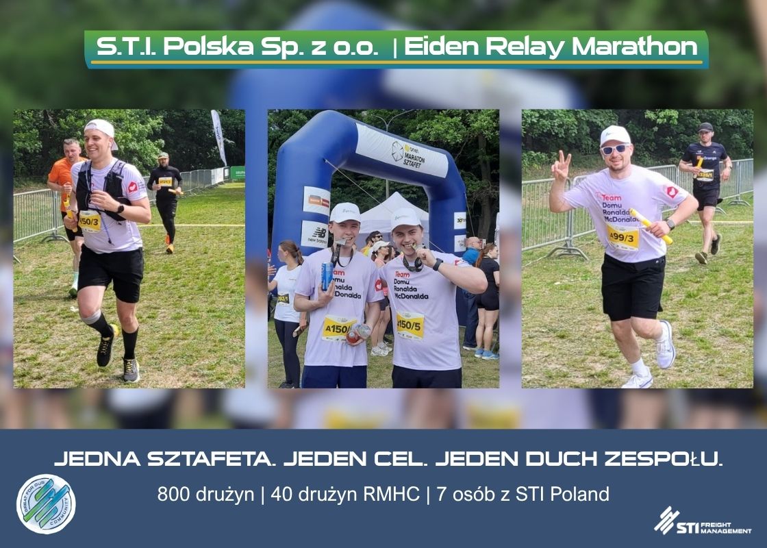 Uczestnicy STI Poland podczas Maratonu Sztafet Ekiden w Warszawie – bieg, współpraca i atmosfera wydarzenia