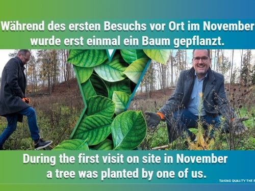 STI (Deutschland) GmbH - Wir pflanzen einen Wald